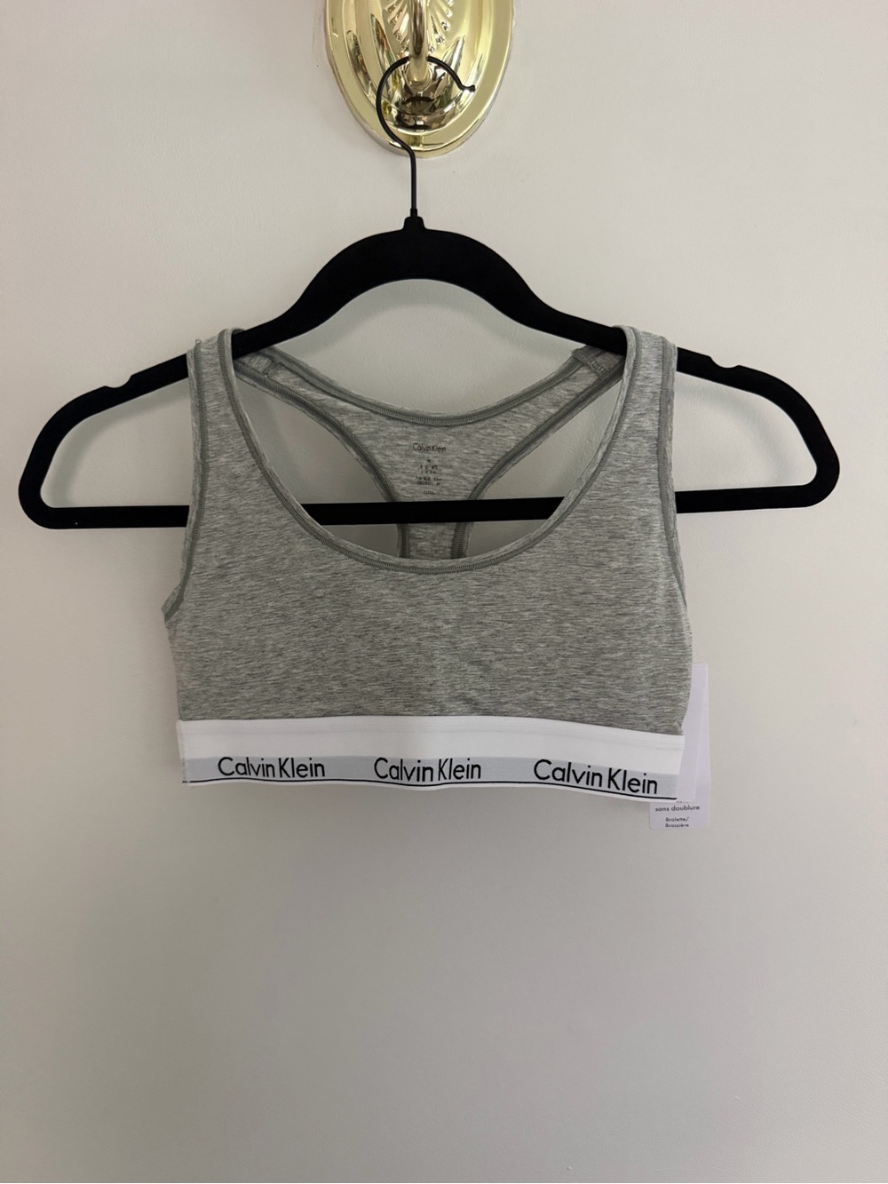 Calvin Klein Light Gray Bralette